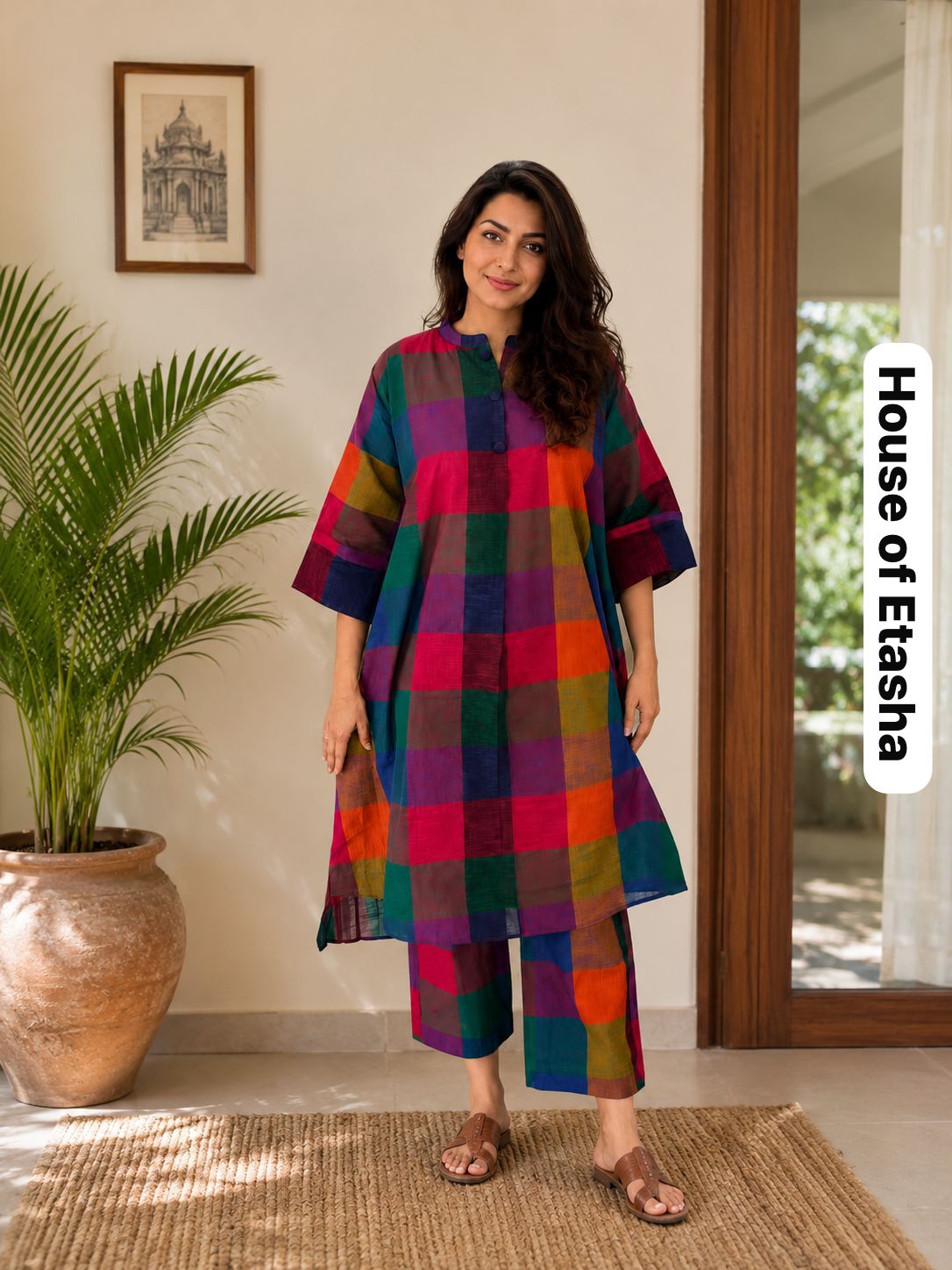 Versatile Multicoloured Madras Checks cotton